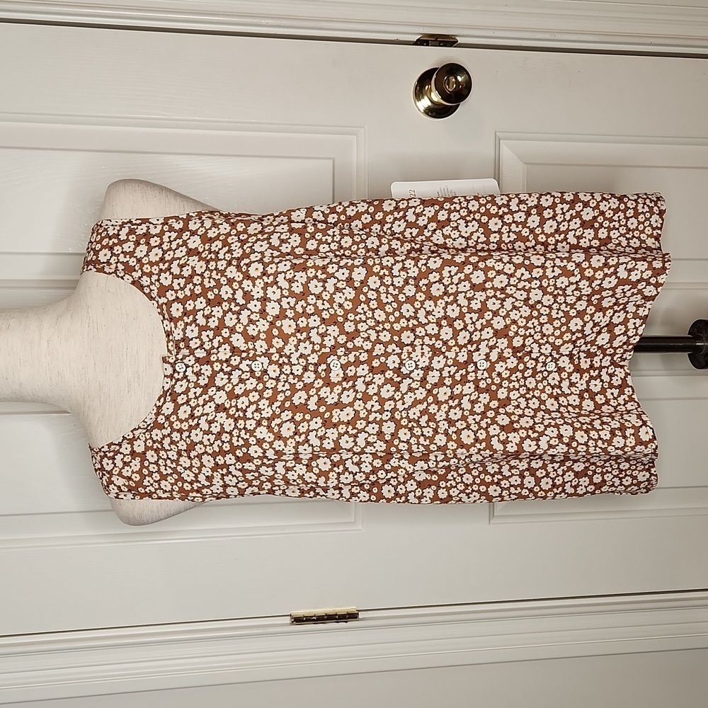 CAbi Folklore Floral Lark Top Size M NWT